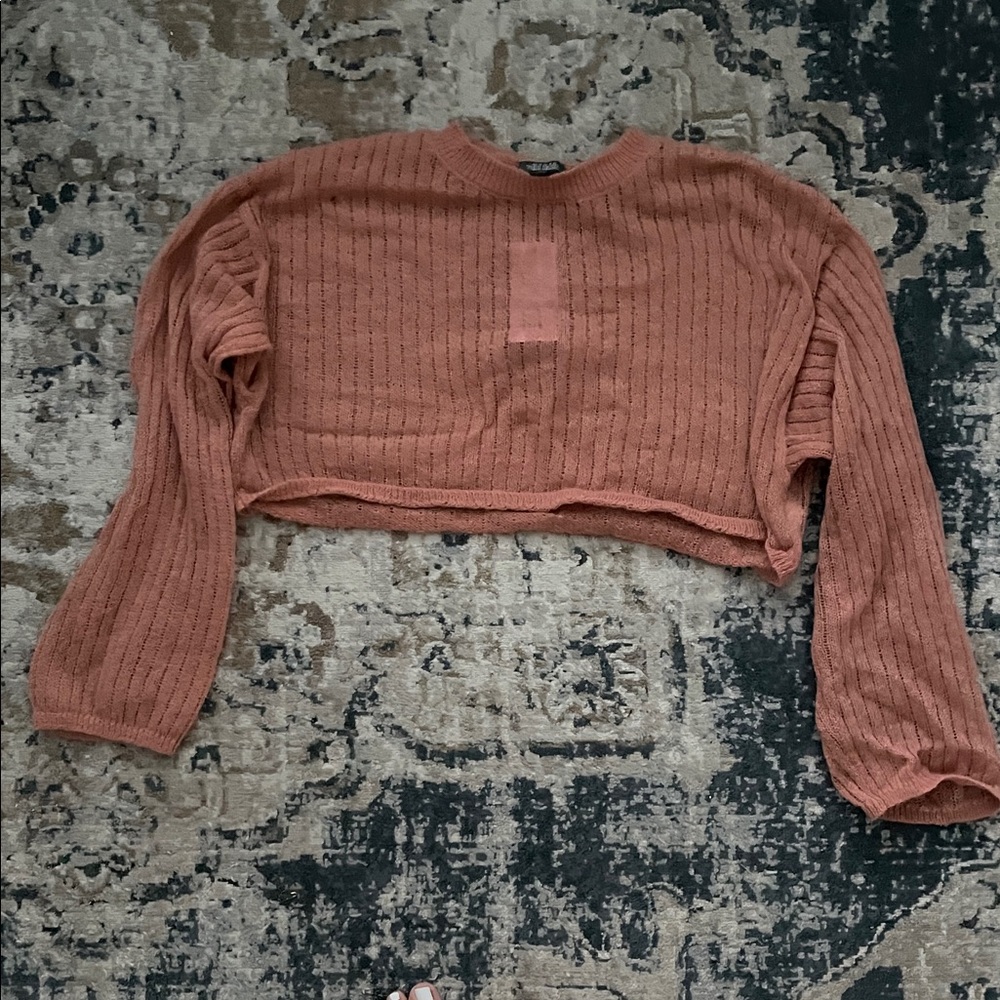 Wild Fable Brown Knit Sweater